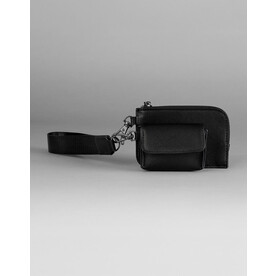 Bag Base Boutique Pouch Wristlet, Black/Black, One Size bedrucken, Art.-Nr. 311291520