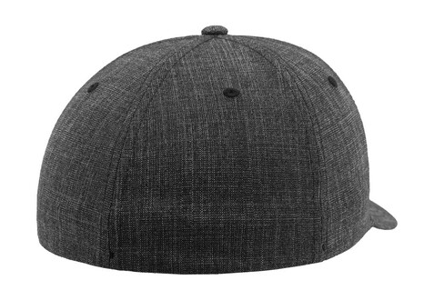 Flexfit Fine Melange Cap, Charcoal, S/M bedrucken, Art.-Nr. 311681301