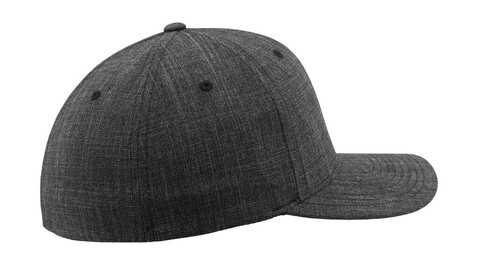 Flexfit Fine Melange Cap, Charcoal, S/M bedrucken, Art.-Nr. 311681301
