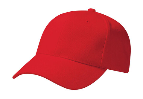 Beechfield Pro-Style Heavy Brushed Cotton Cap, Classic Red, One Size bedrucken, Art.-Nr. 312694010