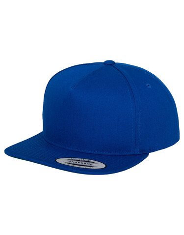 Yupoong Classic 5 Panel Snapback, Royal, One Size bedrucken, Art.-Nr. 312733000