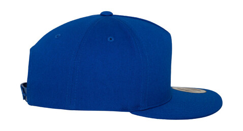 Yupoong Classic 5 Panel Snapback, Royal, One Size bedrucken, Art.-Nr. 312733000