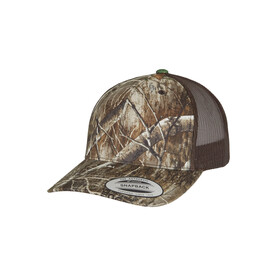Yupoong YP Classcis RealTree Camo Retro Trucker Cap, Edge, One Size bedrucken, Art.-Nr. 314737120