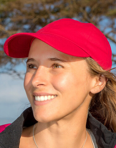 Result Caps Low Profile Brushed Cotton Cap, Red, One Size bedrucken, Art.-Nr. 324344000