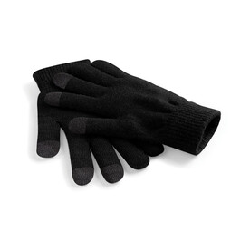 Beechfield TouchScreen Smart Gloves, Black, S/M bedrucken, Art.-Nr. 324691011 Beechfield TouchScreen Smart Gloves, Black, S/M bedrucken, Art.-Nr. 324691011