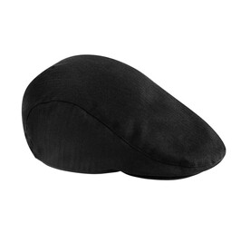 Beechfield Vintage Flat Cap, Black, S/M bedrucken, Art.-Nr. 326691011