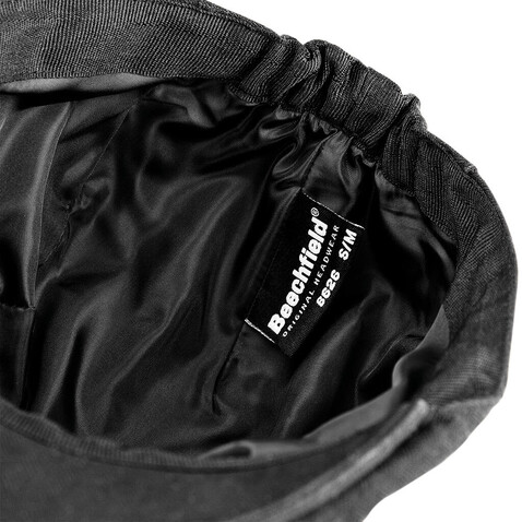 Beechfield Vintage Flat Cap, Black, S/M bedrucken, Art.-Nr. 326691011