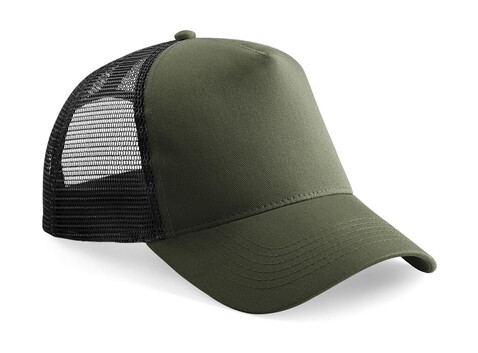 Beechfield Snapback Trucker, Olive Green/Black, One Size bedrucken, Art.-Nr. 328695590 Beechfield Snapback Trucker, Olive Green/Black, One Size bedrucken, Art.-Nr. 328695590