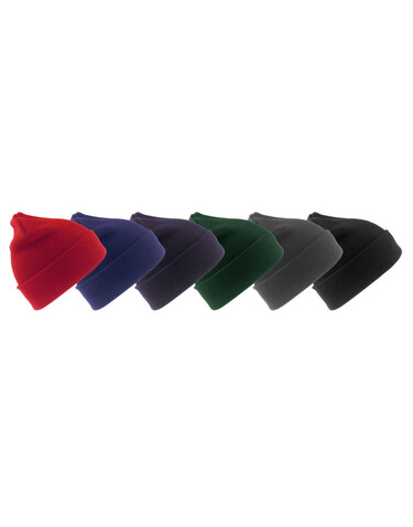 Result Caps Woolly Ski Hat, Black, One Size bedrucken, Art.-Nr. 329341010