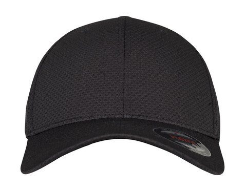 Flexfit Flexfit 3D Hexagon Jersey Cap, Black, L/XL bedrucken, Art.-Nr. 330681012