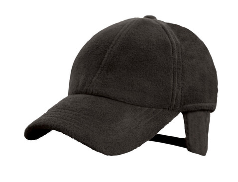 Result Caps Winter Fleece Cap, Black, One Size bedrucken, Art.-Nr. 336341010