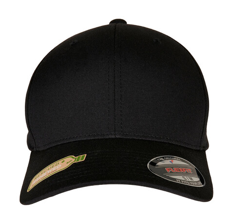 Flexfit Flexfit Recycled Polyester Cap, Black, S/M bedrucken, Art.-Nr. 336681011