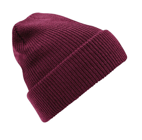 Beechfield Heritage Beanie, Burgundy, One Size bedrucken, Art.-Nr. 336694480