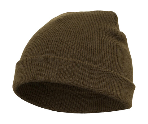 Flexfit Knit Beanie, Olive, One Size bedrucken, Art.-Nr. 341685300