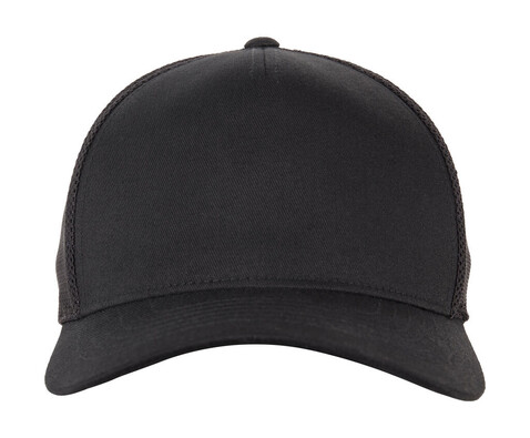 Flexfit 110 Trucker Cap, Black/Black, One Size bedrucken, Art.-Nr. 344681510