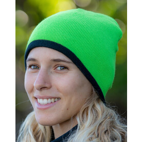 Result Caps Soft Feel Cuffless Reversible Beanie, Black/Yellow, One Size bedrucken, Art.-Nr. 346341470 Result Caps Soft Feel Cuffless Reversible Beanie, Black/Yellow, One Size bedrucken, Art.-Nr. 346341470