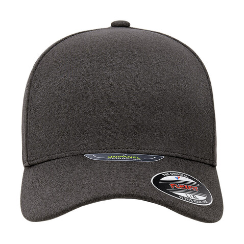 Flexfit Unipanel Melange Cap, Melange Dark Grey, L/XL bedrucken, Art.-Nr. 346681332