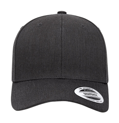 Flexfit Retro Cotton Blend Snapback, Dark Heather, One Size bedrucken, Art.-Nr. 347681260