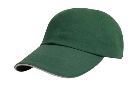 Result Caps Brushed Cotton Decorator Cap with Sandwich Peak, Heather/Amber, One Size bedrucken, Art.-Nr. 350341630 Result Caps Brushed Cotton Decorator Cap with Sandwich Peak, Heather/Amber, One Size bedrucken, Art.-Nr. 350341630