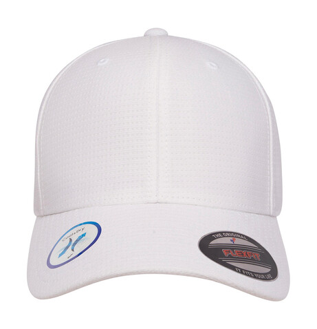 Flexfit Cool and Dry Calocks Trikot Cap, White, L/XL bedrucken, Art.-Nr. 350680002