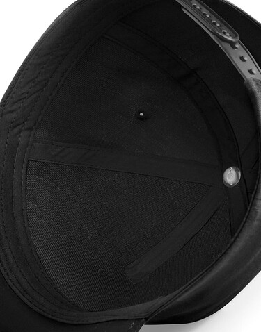 Beechfield Youth Size Snapback, Black/Black, One Size bedrucken, Art.-Nr. 356691520