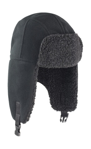 Result Thinsulate Sherpa Hat, Black, L bedrucken, Art.-Nr. 358331015