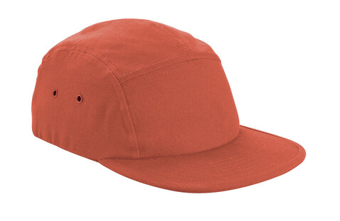 Beechfield Canvas 5 Panel Cap, Terracotta, One Size bedrucken, Art.-Nr. 359694410