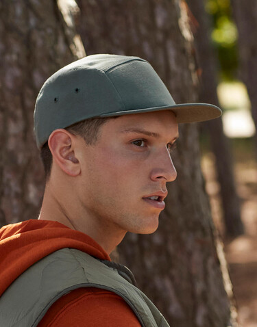 Beechfield Canvas 5 Panel Cap, Terracotta, One Size bedrucken, Art.-Nr. 359694410
