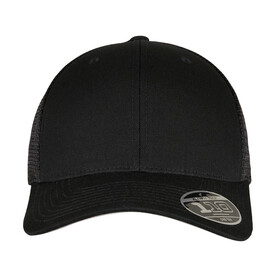 Flexfit 110 Mesh Cap, Black, One Size bedrucken, Art.-Nr. 361681010
