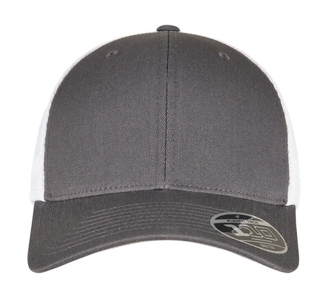 Flexfit 110 Mesh 2-Tone Cap, Charcoal/White, One Size bedrucken, Art.-Nr. 362681730