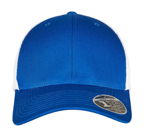 Flexfit 110 Mesh 2-Tone Cap, Royal/White, One Size bedrucken, Art.-Nr. 362683530
