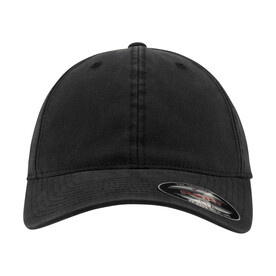 Flexfit Flexfit Garment Washed Cotton Dad Hat, Black, S/M bedrucken, Art.-Nr. 365681011