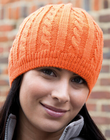 Result Mariner Knitted Hat, Grey/Black, One Size bedrucken, Art.-Nr. 370331480