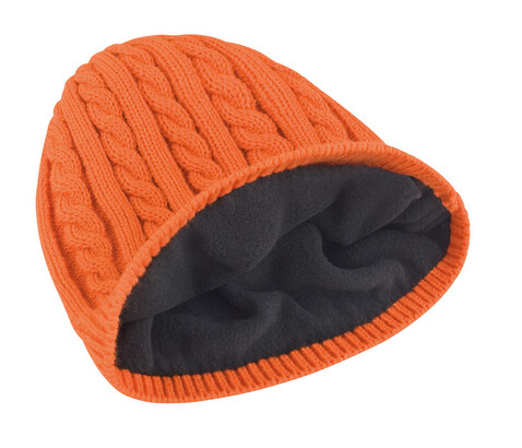 Result Mariner Knitted Hat, Grey/Black, One Size bedrucken, Art.-Nr. 370331480