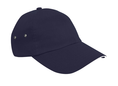 Result Caps Plush Sandwich Cap, Navy/White, One Size bedrucken, Art.-Nr. 372342520