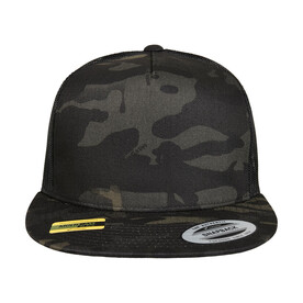 Flexfit Multicam Trucker Cap, Black, One Size bedrucken, Art.-Nr. 373681010