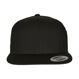 Flexfit Pencil Holder Snapback Cap, Black, One Size bedrucken, Art.-Nr. 374681010