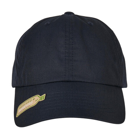 Flexfit Recycled Polyester Dad Cap, Navy, One Size bedrucken, Art.-Nr. 375682000