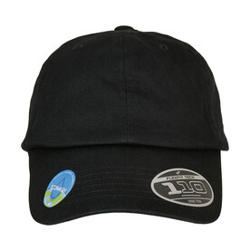 Flexfit Eco Washing 110 Unstructered Alpha Cap, Black, One Size bedrucken, Art.-Nr. 378681010