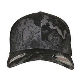 Flexfit Flexfit® Veil Camo™ Cap, Poseidon Black, S/M bedrucken, Art.-Nr. 381681021