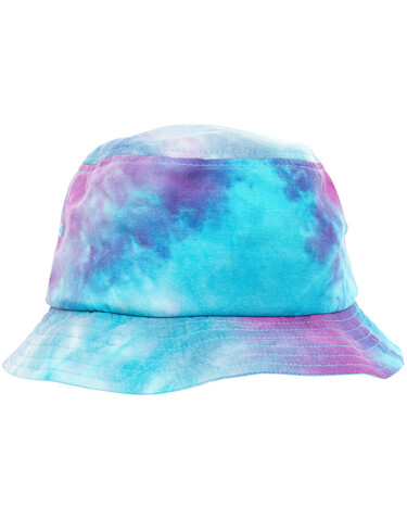 Flexfit Festival Print Bucket Hat, Purple Turquoise, One Size bedrucken, Art.-Nr. 396683480