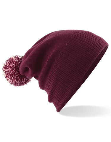 Beechfield Snowstar Beanie, Offwhite/Mocha, One Size bedrucken, Art.-Nr. 397690580