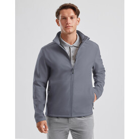 Russell Europe Essential Softshell Jacket, Black, XS bedrucken, Art.-Nr. 401001012