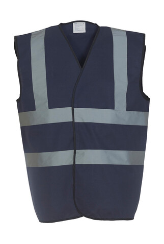 Yoko Fluo 2 Band+Brace Waistcoat, Navy, M bedrucken, Art.-Nr. 402772004
