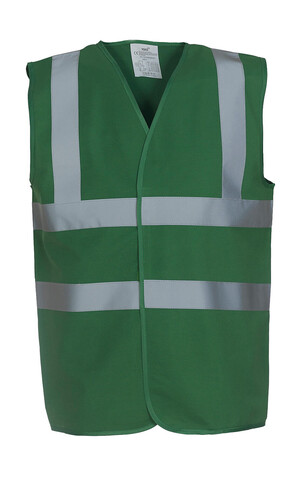 Yoko Fluo 2 Band+Brace Waistcoat, Paramedic Green, XL bedrucken, Art.-Nr. 402775346