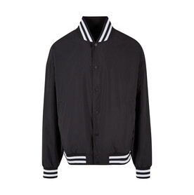 Build Your Brand Light College Jacket, Black, XS bedrucken, Art.-Nr. 403391010