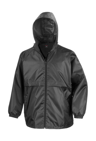 Result Core Adult Windcheater, Black, S bedrucken, Art.-Nr. 404331013