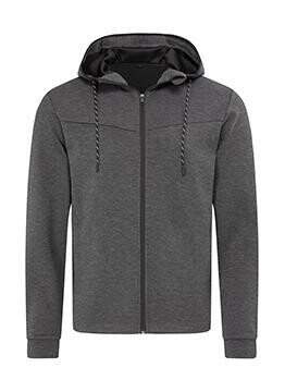 Stedman Recycled Scuba Jacket Men, Anthra Heather, M bedrucken, Art.-Nr. 406051184