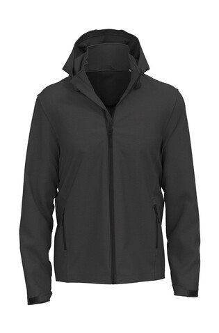Stedman Lux Softshell Jacket Men, Black Opal, S bedrucken, Art.-Nr. 408051022