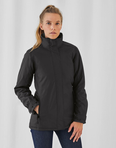 B &amp; C Real+/women Heavy Weight Jacket, Black, 2XL bedrucken, Art.-Nr. 408421017